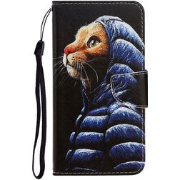 Mobigear Design Huawei P40 Lite E Wallet case - Cat
