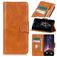 Mobigear Classy POCO F4 Funda tipo libro Cartera - Coñac