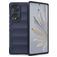 Mobigear Bumpy HONOR 70 Fleksibel TPU Bagsidecover - Mørkeblå