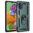 Mobigear Armor Ring Samsung Galaxy A41 Hard Case Back cover Shockproof with Ring Holder - Green