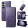 Mobigear Clover Samsung Galaxy S23 FE Funda tipo libro Cartera - Morado