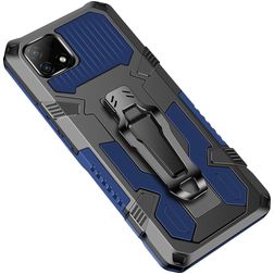 Mobigear Armor Stand Realme C21 Hard Case Back cover Shockproof with Stand - Blue