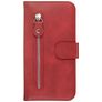 Mobigear Zipper Samsung Galaxy S20 Cover a libro portafoglio - Rosso