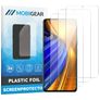 Mobigear POCO F4 Protector de pantalla Film - Compatible con fundas (pack de 3)