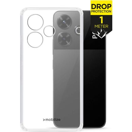 Mobilize Naked Protection Transparente POCO M6 Funda Plástico rígido Carcasa Antigolpes - Transparente