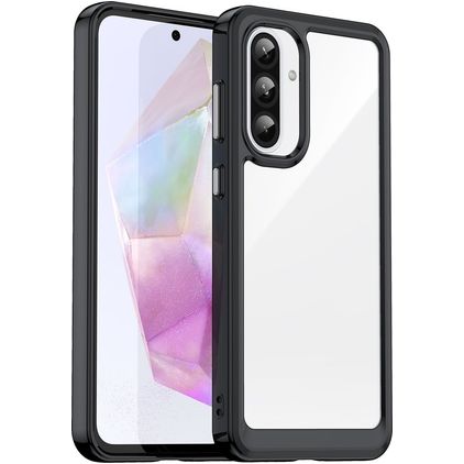 Mobigear Crystal Samsung Galaxy A36 Hardcase Back cover - Nero