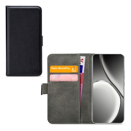 Mobilize Classic Gelly Wallet Realme GT 6 Cover a libro portafoglio - Nero