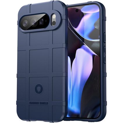 Mobigear Rugged Shield Google Pixel 10 Pro XL Flexible TPU Back cover Shockproof - Blue
