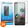 Mobigear Premium Google Pixel 7a Vetro Protezione schermo - Compatibile con le cover - Nero (confezione da 2)