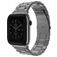 Mobigear Antwerp Correa Acero inoxidable Cierre de mariposa para Apple Watch - 42/41/40/38 mm - Gris