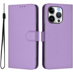 Mobigear Urban Wallet iPhone 16 Pro Knížkové pouzdro Peněženka - Fialová