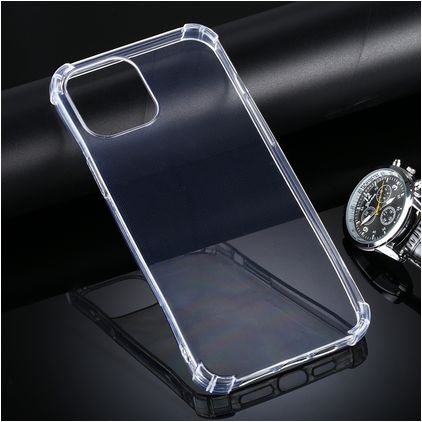 Mobigear Cushion Clear iPhone 12 Pro Elastyczne TPU Etui plecki Wstrząsoodporne - Przezroczysty