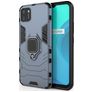 Mobigear Armor Ring Realme C11 (2020) Tvrdý plast Zadní kryt odolný proti nárazům s prstýnkem - Modrá