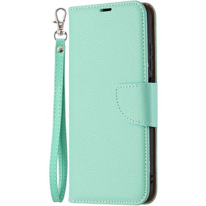 Mobigear Excellent POCO M3 Pro Plånboksfodral med sedelfack - Turkos