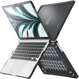 Mobigear Shockproof Pro MacBook Air 13 tommer (2022-2026) Hardshell Laptopcover MacBook Case - Sort - Model A2681 / A3113 / A3240 / A3449