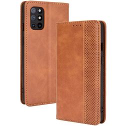 Mobigear Sensation OnePlus 8T Cover a libro portafoglio - Cognac