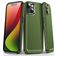 Mobigear Slim Armor iPhone 15 Plus Hårdt Bagsidecover Stødsikkert - Grøn