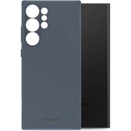 Mobilize Rubber Gelly Samsung Galaxy S24 Ultra Flexible TPU Back cover - Matt Blue