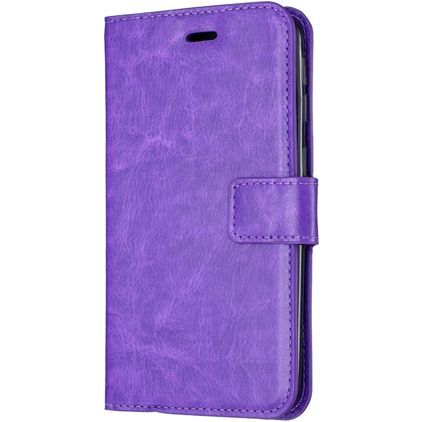 Mobigear Wallet Samsung Galaxy A20e Funda tipo libro Cartera - Morado
