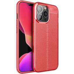 Mobigear Luxury iPhone 13 Pro Max Flexible TPU Back cover - Red