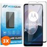 Mobigear Premium Motorola Moto E22i Cristal templado Protector de pantalla - Compatible con fundas - Negro (pack de 3)