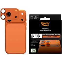 PanzerGlass FENDER iPhone 17 Pro Aluminium Camera Protector - Case Friendly - Cosmic Orange