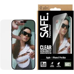 SAFE by PanzerGlass Ultra-Wide-Fit iPhone 17 Pro Max Cristal templado Protector de pantalla - Compatible con fundas + Marco de instalación
