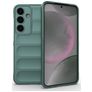 Mobigear Bumpy Samsung Galaxy S25 Plus Flexibilní TPU Zadní kryt - Zelená