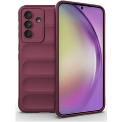 Mobigear Bumpy Samsung Galaxy A56 Elastyczne TPU Etui plecki - Wine Red