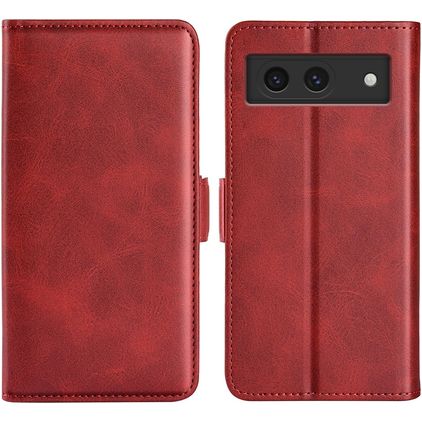 Mobigear Slim Magnet Google Pixel 8a Capa livro Carteira - Vermelho