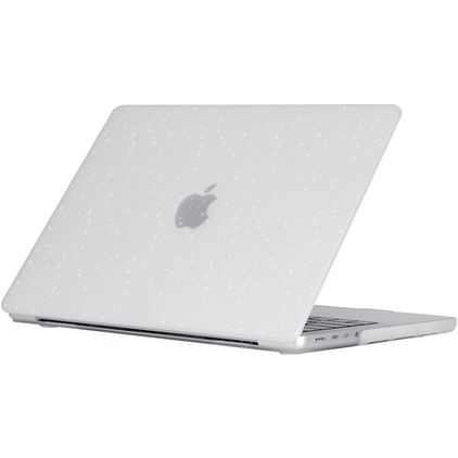 Mobigear Sparkle MacBook Pro 16 pollici (2021-2026) Cover rigida per MacBook - Trasparente - Modello A2485 / A2780 / A2991 / A3186 / A3428 / A3429