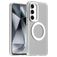 Mobigear Shockproof Samsung Galaxy S24 FE MagSafe Hårdt Bagsidecover - Hvid