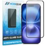 Mobigear Premium iPhone 16 Tempered Glass Screen Protector Anti-Glare - Case Friendly - Black