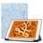 Mobigear Tri-Fold Marble iPad Air 3 (2019) Funda tipo libro + Portalápices - Azul