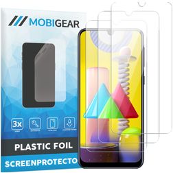 Mobigear Samsung Galaxy M31 Screen Protector Film - Case Friendly (3-Pack)