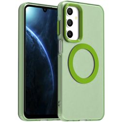 Mobigear Shockproof Samsung Galaxy A16 MagSafe Hardcase Back cover - Verde