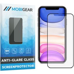 Mobigear Premium iPhone X Vidro temperado Película de ecrã Antirreflexo - Compatível com capas - Preto