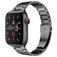Mobigear Lissabon Steel Apple Watch Strap Butterfly closure - 49/46/45/44 mm - Space Grey