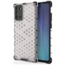 Mobigear Honeycomb Samsung Galaxy Note 20 Hårdt Bagsidecover Stødsikkert - Grå