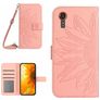 Mobigear Sunflower Samsung Galaxy Xcover 7 Plånboksfodral med sedelfack - Rosa