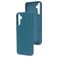 Mobiparts Samsung Galaxy A14 Silikone Bagsidecover - Blueberry Blue