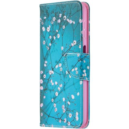 Mobigear Design Samsung Galaxy A32 5G Funda tipo libro Cartera - Almond Blossoms