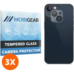 Mobigear iPhone 14 Plus Vetro Protezione fotocamera - Compatibile con le cover (confezione da 3)