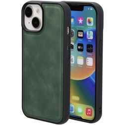 Mobiparts Classic iPhone 15 MagSafe TPU / Leatherette Back cover - Emerald Green