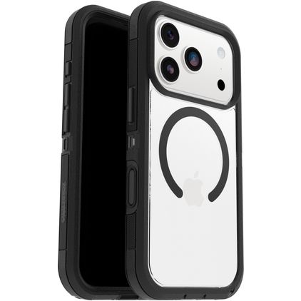 OtterBox Defender Pro XT iPhone 17 Pro MagSafe Fodral Hårdplast Skal Stötsäkert - Transparent / Svart