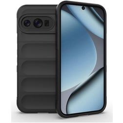 Mobigear Bumpy Google Pixel 10 Pro TPU flexível Capa traseira - Preto