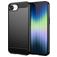 Mobigear Brushed Slim iPhone 16e Fleksibel TPU Bagsidecover - Sort