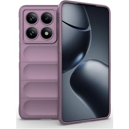 Mobigear Bumpy Xiaomi 14T Pro TPU flexível Capa traseira - Roxo