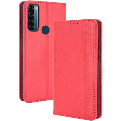Mobigear Sensation TCL 20 SE Wallet case - Red