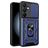 Mobigear Armor Ring Cam Slide Samsung Galaxy S24 FE Hard Case Back cover Shockproof with Ring Holder and Camera Slider - Blue